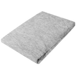 Living Home Fixleintuch Melange Grau Baumwolle 100 cm 190 cm - Farbe: Grey - Fixleintuch