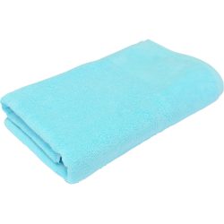 Living Home Duschtuch Softfeel Cyan Baumwolle 70 cm 140 cm - Farbe: türkis - Duschtuch