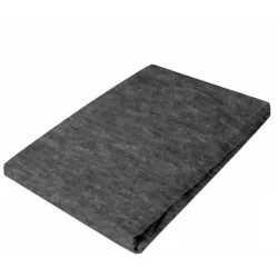Living Home - Melange Feinjersey Fixleintuch, 180-200 x 200 cm, Anthrazit