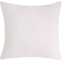 Living Home Zierkissenbezug Pique Grau Baumwolle 45 cm 45 cm - Farbe: stein - Zierkissenbezug