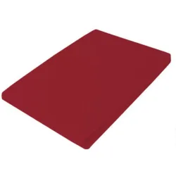 Living Home - Uni Satin Fixleintuch, 140 x 200 cm, Weinrot