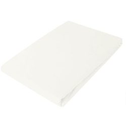 Living Home Oberleintuch Uni Weiss Baumwolle 240 cm 250 cm - Farbe: wollweiss - Oberleintuch