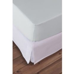 Living Home Fixleintuch Elastic Gelb Baumwolle/Kunstfaser 200 cm 200 cm - Farbe: ciel - Material: 94% Baumwolle, 6% Elasthan - Fixleintuch