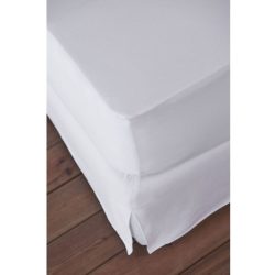 Living Home Fixleintuch Elastic Weiss Baumwolle/Kunstfaser 90 cm 190 cm - Farbe: white - Material: 94% Baumwolle, 6% Elasthan - Fixleintuch