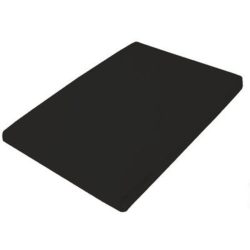 Living Home - Uni Satin Fixleintuch, 160 x 200 cm, Schwarz