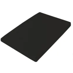 Living Home Oberleintuch Uni Schwarz Baumwolle 160 cm 250 cm - Oberleintuch