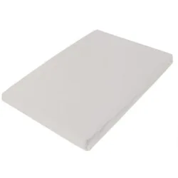 Living Home, Living Home Fixleintuch Uni Silber Baumwolle 180 cm 200 cm - Fixleintuch