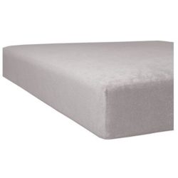 Living Home Fixleintuch Nicky Grau Baumwolle/Polyester 200 cm 200 cm - Farbe: platin - Material: 80% Baumwolle 20% Polyester - Fixleintuch