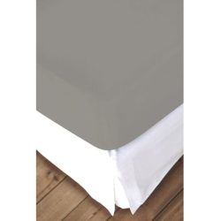 Living Home Fixleintuch Elastic Grau Baumwolle/Kunstfaser 140 cm 200 cm - Farbe: platin - Material: 94% Baumwolle, 6% Elasthan - Fixleintuch
