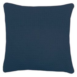 Living Home Zierkissenbezug Mykonos Cyan Baumwolle 45 cm 45 cm - Farbe: petrol - Zierkissenbezug
