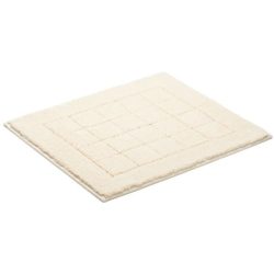 Vossen Badteppich Exclusive Beige Baumwolle 55 cm 65 cm - Farbe: ivory - Badteppich