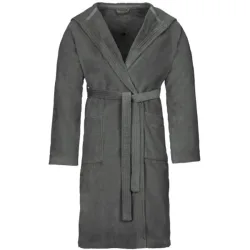 VOSSEN - Texas Bademantel, für Damen, Spacegrau, Größe M