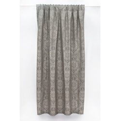 Mary rose Vorhang Queen Silber Polyester 135 cm - Farbe: Silver - Vorhang