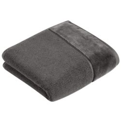 Vossen Handtuch Pure Grau Baumwolle 50 cm 100 cm - Farbe: Lavastone - Material: 100% Bio-Baumwolle - Handtuch