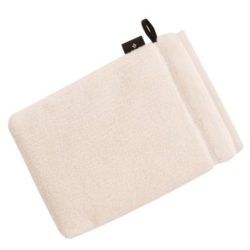 Vossen Waschhandschuh Pure Beige Baumwolle 16 cm 22 cm - Farbe: ivory - Material: 100% Bio-Baumwolle - Waschhandschuh