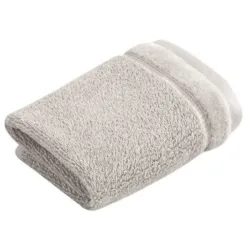 VOSSEN - Pure Waschlappen, 30 x 30 cm, Chrom