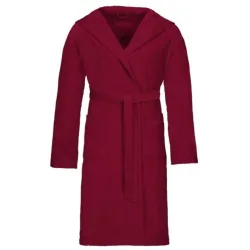 VOSSEN - Texas Bademantel, für Damen, Bordeaux, Größe M