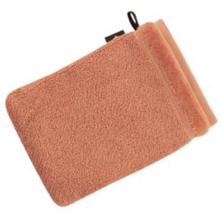 VOSSEN - Pure Waschhandschuh, 22X16CM, Cognac