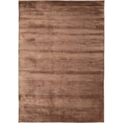 Teppich Lucens Braun Viskose 200 cm 300 cm - Farbe: amber - Material: Viscose - Teppich