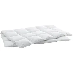Billerbeck Duvet Tayler Weiss Baumwolle 160 cm Daunen - Duvet