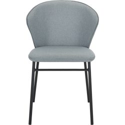 Stuhl Katie Cyan Stoff/Metall 70 cm - Farbe: Mint - Material: Stoff/Stahl - Stuhl