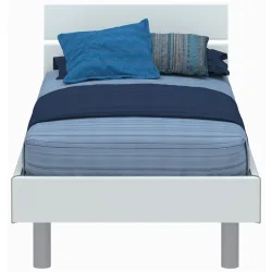 Modular Bett Livorno Weiss Holz 90 x 200 cm - Bett