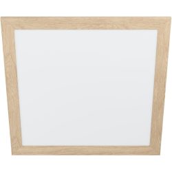 Eglo Deckenlampe Piglionasso Braun/Weiss Stahl/Kunststoff 64.5 cm 64.5 cm - Farbe: weiss/braun - LED - Lichtfarbe: Helles Neutralweiss - Material: