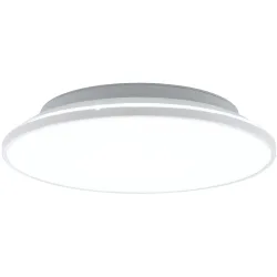 Eglo Deckenlampe Crespillo Weiss Kunststoff 0 cm 0 cm - LED - Lichtfarbe: Helles Neutralweiss - Deckenlampe- LED Energiesparlampe