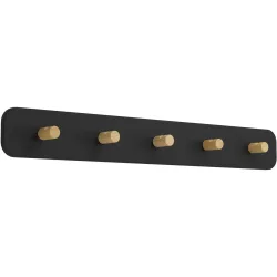 Eglo Wandlampe Civitate Braun/Schwarz Stahl/Holz 10 cm 76 cm - LED - Lichtfarbe: Warmweiss - Material: Holz/Stahl - Wandlampe- LED Energiesparlampe