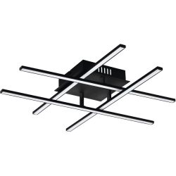 Eglo Deckenlampe Lasana 3 Schwarz/Weiss Aluminium/Kunststoff/Stahl 50 cm 50 cm - LED - Lichtfarbe: Warmweiss - Material: Aluminium/Stahl/Kunststoff -