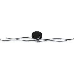 Eglo Deckenlampe Roncade 1 Schwarz/Weiss Aluminium/Kunststoff/Stahl 18 cm 116 cm - LED - Lichtfarbe: Warmweiss - Material: Aluminium/Stahl/Kunststoff