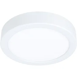 Eglo Deckenlampe Fueva 5 Weiss Stahl/Kunststoff 16 cm 2.8 cm - LED - Lichtfarbe: Helles Neutralweiss - Material: Kunststoff/Stahl - Deckenlampe- LED