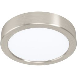 Eglo Deckenlampe Fueva 5 Grau Stahl/Kunststoff 16 cm 2.8 cm - Farbe: Nickel matt - LED - Lichtfarbe: Helles Neutralweiss - Material: Kunststoff/Stahl