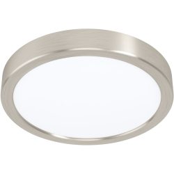 Eglo Deckenlampe Fueva 5 Grau Stahl/Kunststoff 21 cm 2.8 cm - Farbe: Nickel matt - LED - Lichtfarbe: Helles Neutralweiss - Material: Kunststoff/Stahl