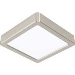 Eglo Deckenlampe Fueva 5 Grau Stahl/Kunststoff 16 cm 2.8 cm - Farbe: Nickel matt - LED - Lichtfarbe: Helles Neutralweiss - Material: Kunststoff/Stahl