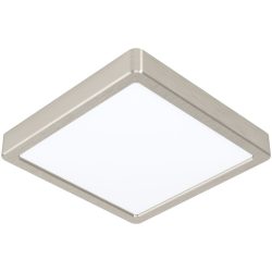 Eglo Deckenlampe Fueva 5 Grau Stahl/Kunststoff 21 cm 2.8 cm - Farbe: Nickel matt - LED - Lichtfarbe: Helles Neutralweiss - Material: Kunststoff/Stahl