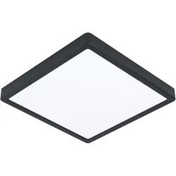 Eglo Deckenlampe Fueva 5 Schwarz/Weiss Stahl/Kunststoff 28.5 cm 2.8 cm - LED - Lichtfarbe: Helles Neutralweiss - Material: Kunststoff/Stahl -