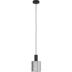 Eglo Pendellampe Gorosiba Schwarz/Transparent Stahl/Glas 0 cm 0 cm - Material: Glas/Stahl - Pendellampe