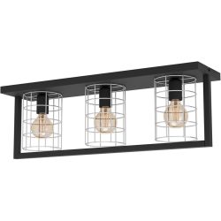 Eglo Deckenlampe Jubily Schwarz Stahl 19 cm 77 cm - Deckenlampe