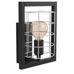 Eglo Wandlampe Jubily Schwarz Stahl 0 cm 22 cm - Wandlampe