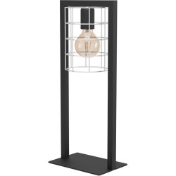 Eglo Tischlampe Jubily Schwarz Stahl 14.5 cm 22 cm - Tischlampe