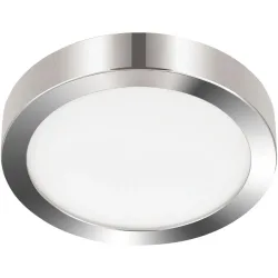 Eglo Deckenlampe Fueva 5 Weiss/Grau Stahl/Kunststoff 28.5 cm 2.8 cm - Farbe: weiss/chrom - LED - Lichtfarbe: Helles Neutralweiss - Material: