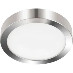 Eglo Deckenlampe Fueva 5 Weiss/Grau Stahl/Kunststoff 28.5 cm 2.8 cm - Farbe: weiss/chrom - LED - Lichtfarbe: Helles Neutralweiss - Material: