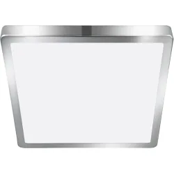 Eglo Deckenlampe Fueva 5 Weiss/Grau Stahl/Kunststoff 28.5 cm 3 cm - Farbe: weiss/chrom - LED - Lichtfarbe: Helles Neutralweiss - Material: