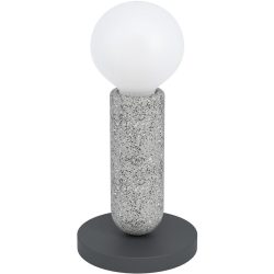 Eglo Tischlampe Giaconecchia Grau Stahl 0 cm 0 cm - Farbe: Anthrazitgrau - Tischlampe