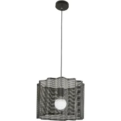 Pendellampe Gilbert Schwarz Metall 40 cm 200 cm - Pendellampe