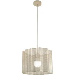 Pendellampe Gilbert Gold Metall 40 cm 200 cm - Pendellampe