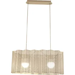 Pendellampe Gilbert Gold Metall 30 cm 200 cm - Pendellampe