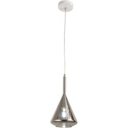 Pendellampe Tulisa Grau Glas/Metall 20 cm 200 cm - Material: Metall/Glas - Pendellampe