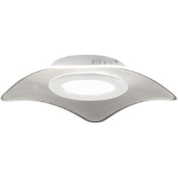 Deckenlampe Idrees Weiss 50 cm 0 cm - LED - Lichtfarbe: Warmweiss - Material: Metall/Acryl - Deckenlampe- LED Energiesparlampe